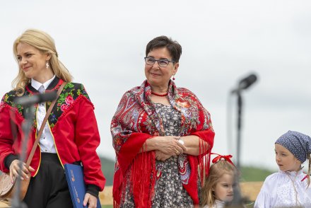 Wiślański Wygón Łowiec oficjalne rozpoczęcie Aneta Legierska Pełnomocnik Marszałka Województwa Śląskiego, Ewa Żak Radna Sejmiku Województwa Śląskiego